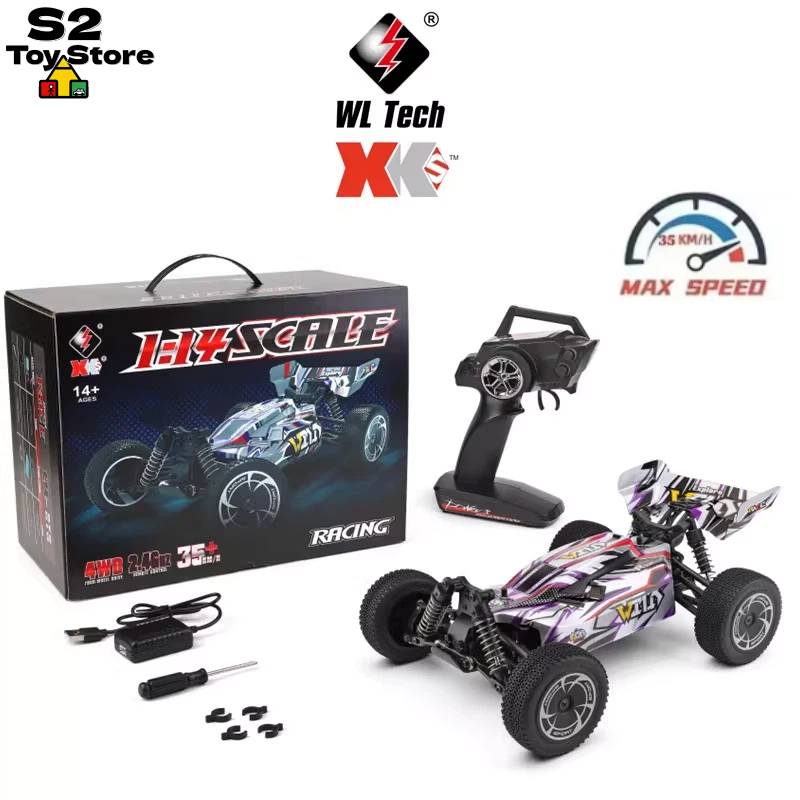 Rc Hobby Tech - Радиоуправляемая высокоскоростная полноприводная электрическая дрифт-машинка WL