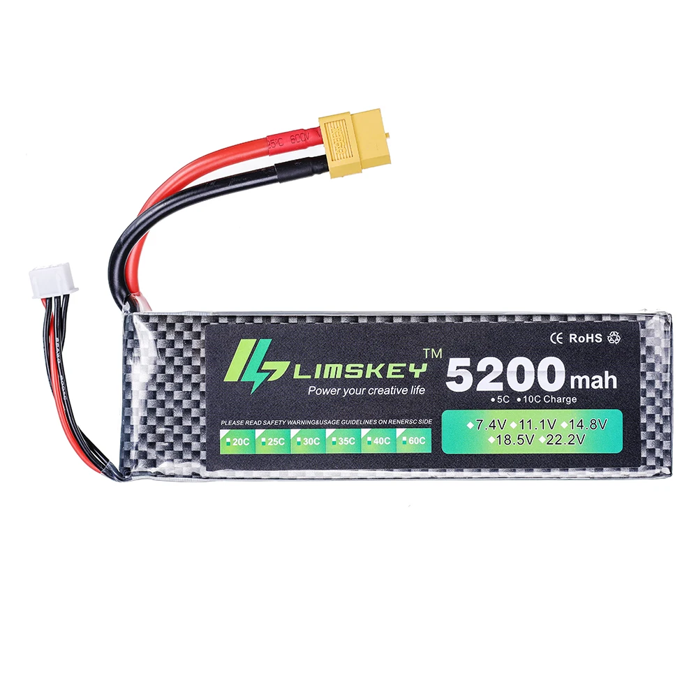 Аккумулятор Limskey Power 7,4  – обзор и цена Hobby Rc Quadcopters & Multirotors