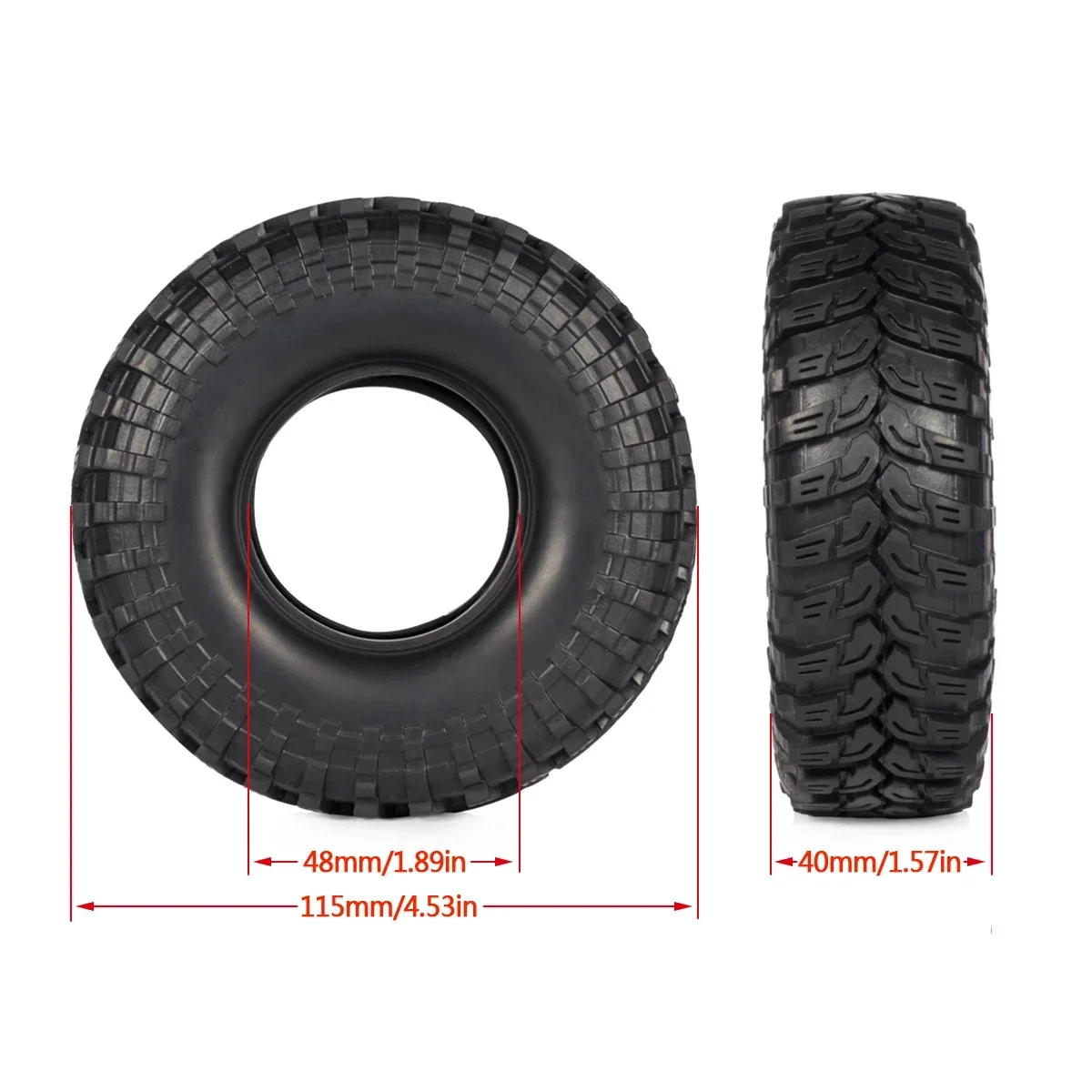 4 шт., 115 мм, 1,9 дюйма, рези – обзор и цена Rc Tire Foam Insert